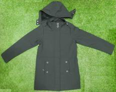F20-4934 Removable Hood 3/4 Length Bonded Jacket